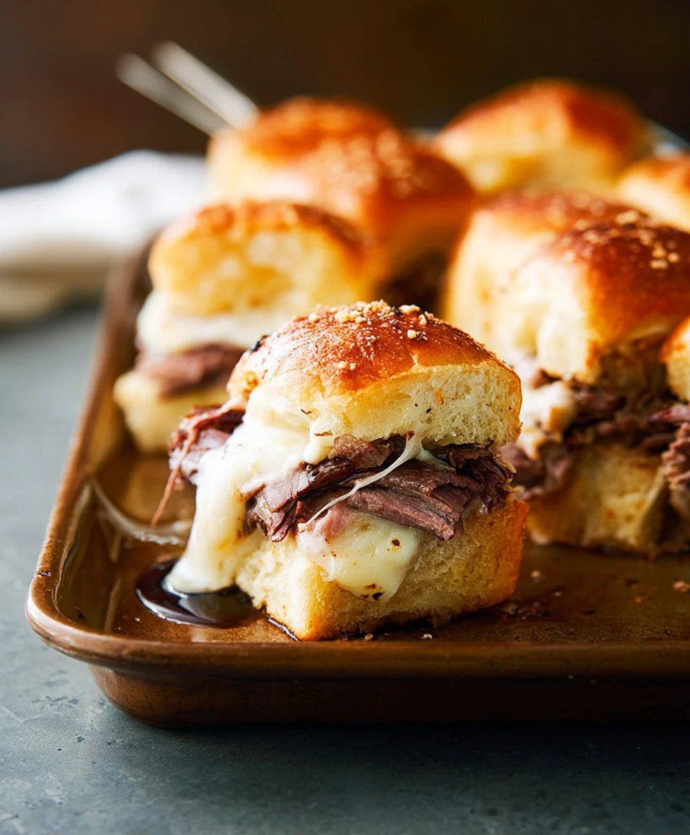 Easy French Dip Sliders - Crowd-Pleaser Recipe