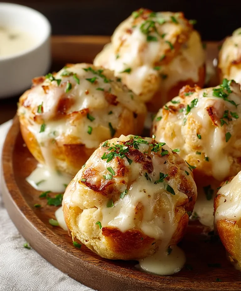 Chicken Alfredo Crazy Puffs-Little Caesars Inspired