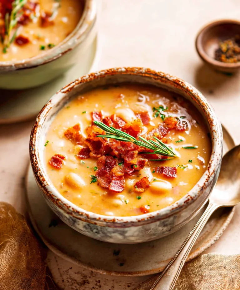 White Bean Soup With Beef Beef Bacon – Hearty & Delicious