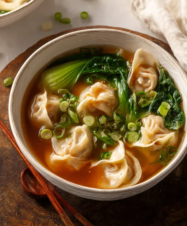 Easy Beef Wonton Soup Recipe – Flavorful & Quick