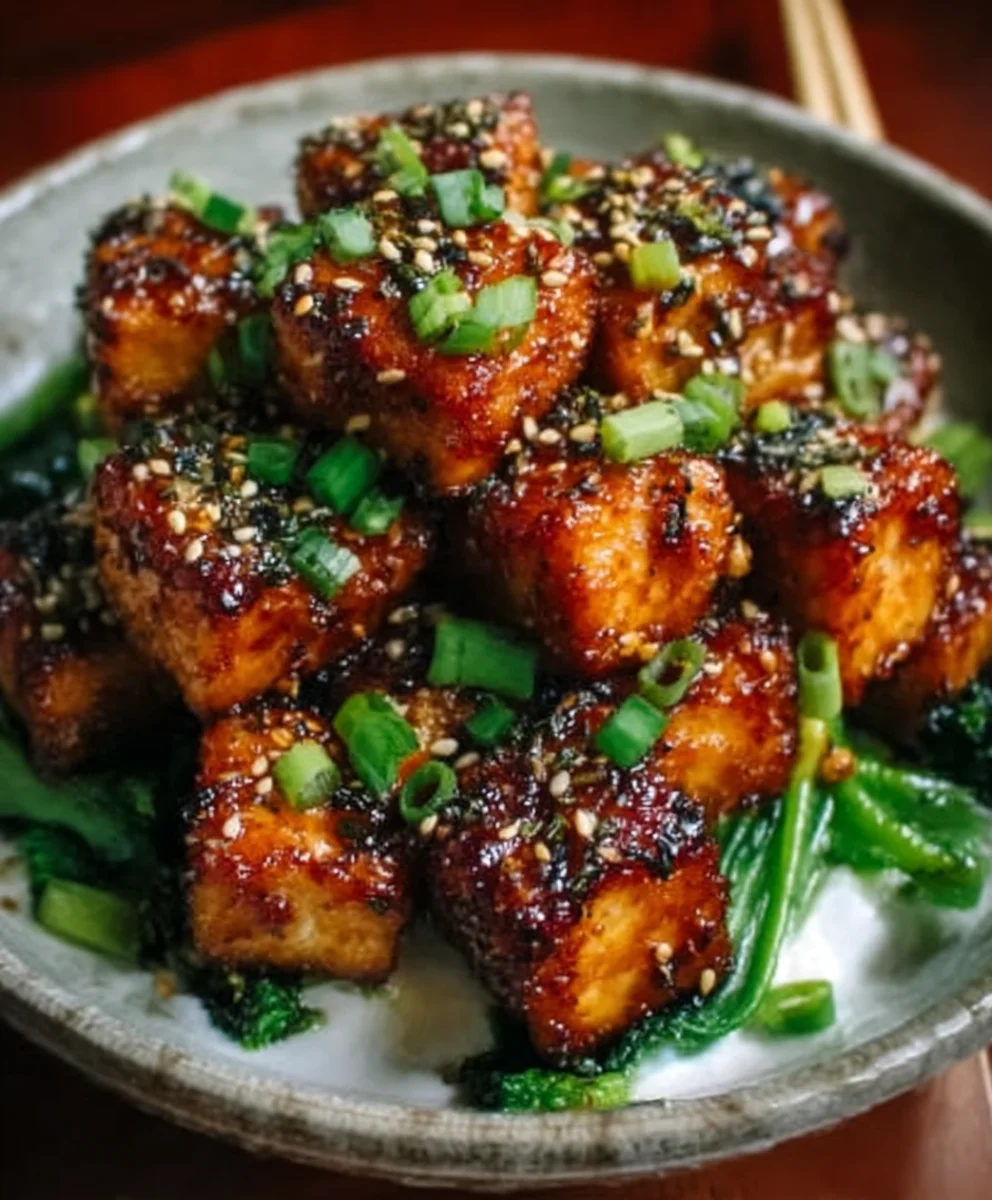 Crispy Honey Garlic Tofu-Amazing Recipe
