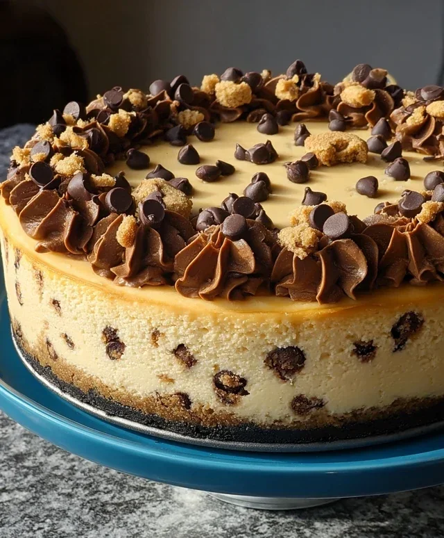 Chocolate Chip Cookie Cheesecake