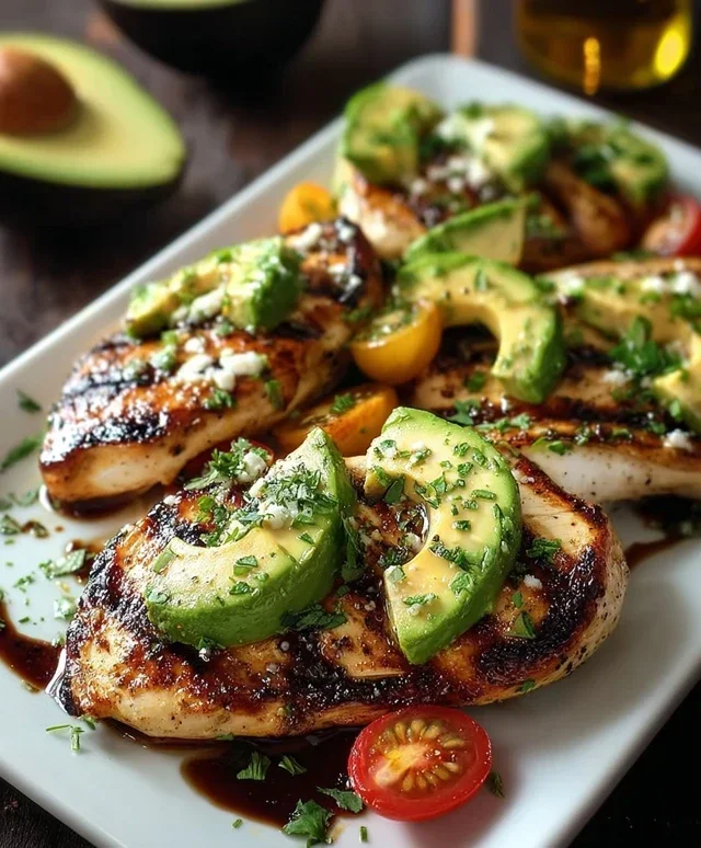 Grilled California Avocado Chicken Recipe
