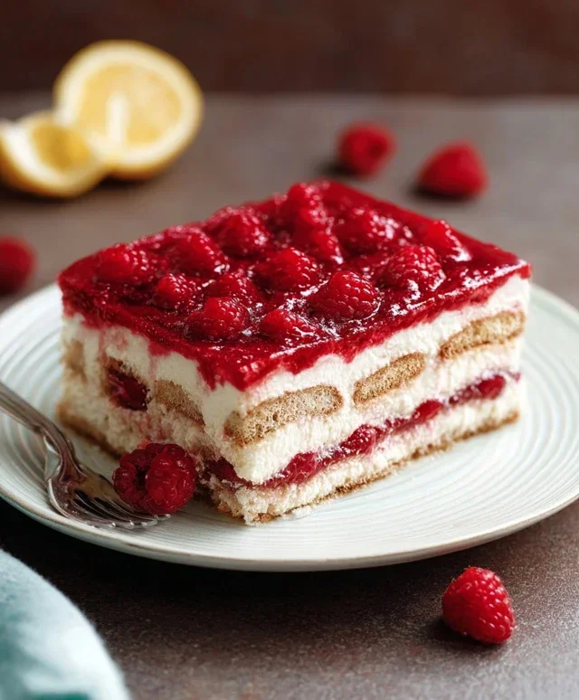 Raspberry Tiramisu