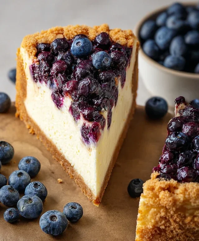 Blueberry Crum extract extractble Cheesecake