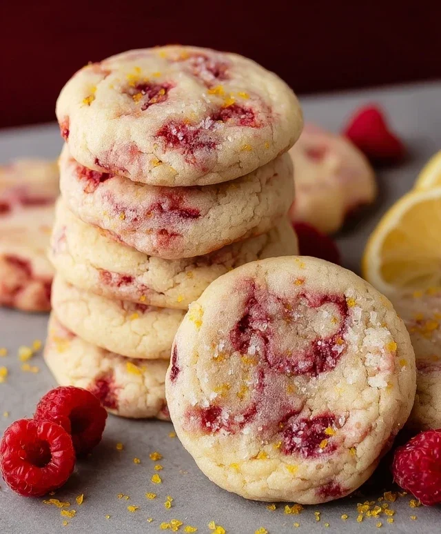 Lemon Raspberry Cookies