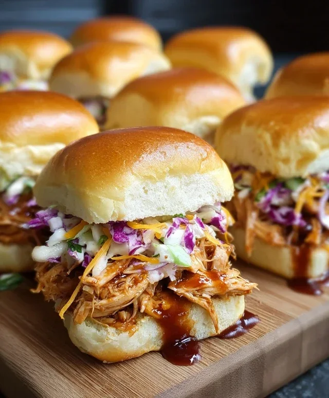 BBQ Chicken Sliders