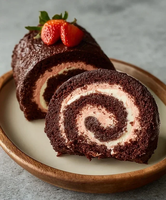 Easy Chocolate Swiss Roll
