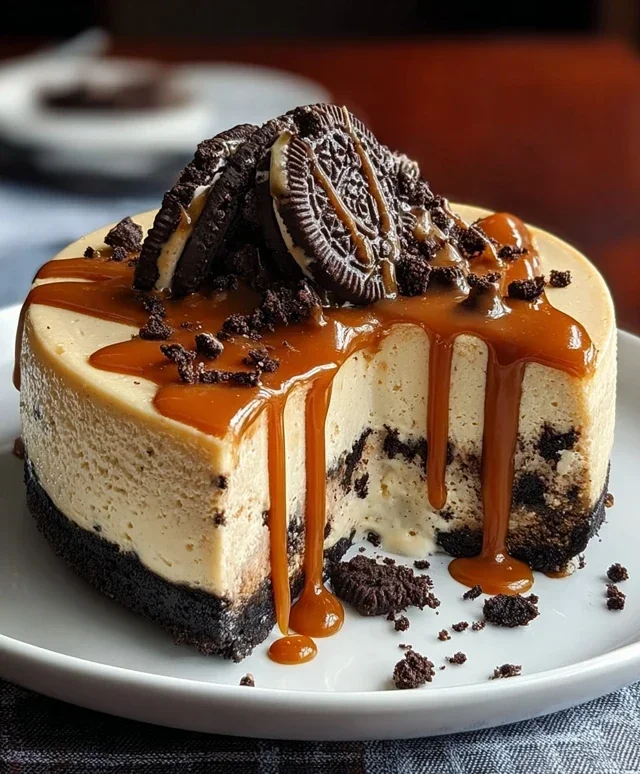 Oreo & Caramel Cheesecake