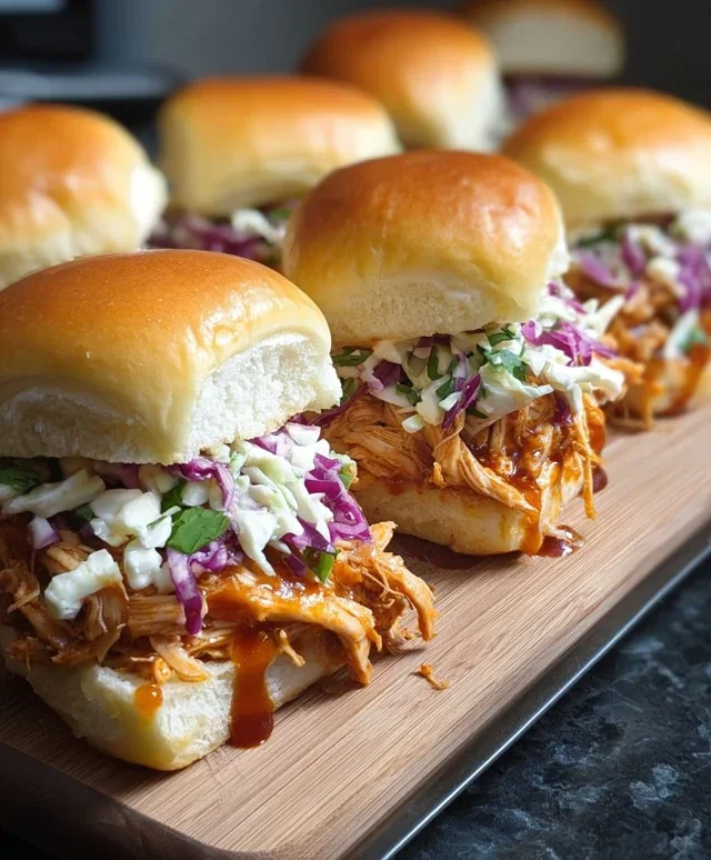 BBQ Chicken Sliders