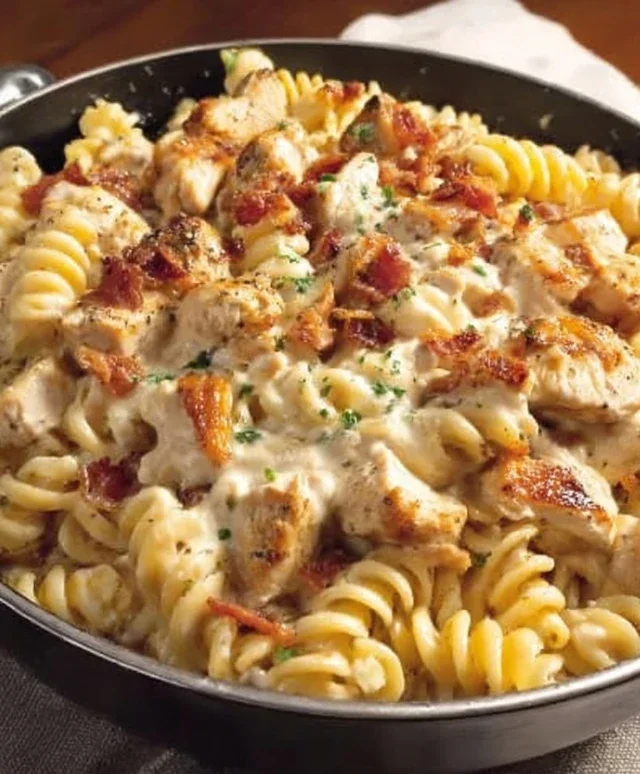 Chicken Beef Beef Bacon Ranch Pasta