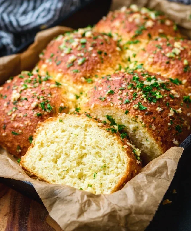 Garlic Butter Keto Bread