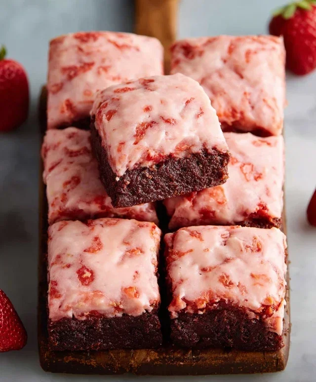 Strawberry Brownies