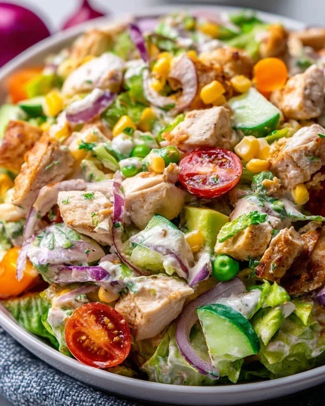 Healthy Ranch Chicken Salad