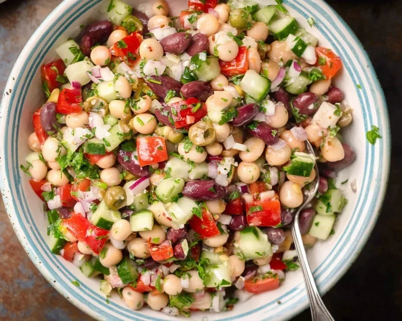 Mediterranean Bean Salad