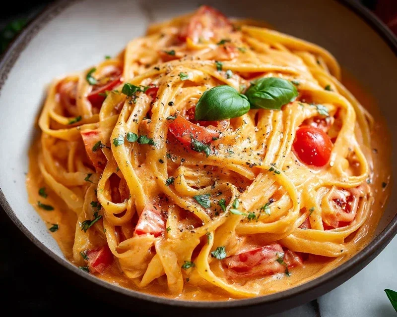 Easy One Pot Creamy Tomato Pasta