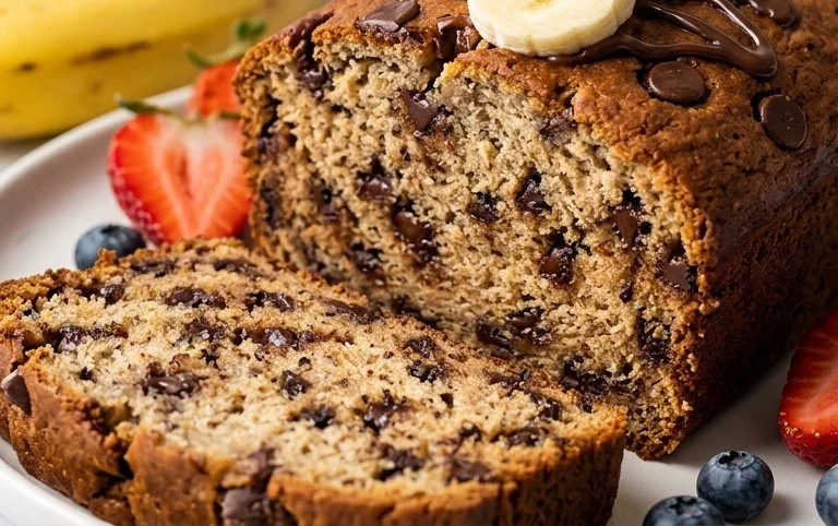 Easy Chocolate Chip Banana Bread