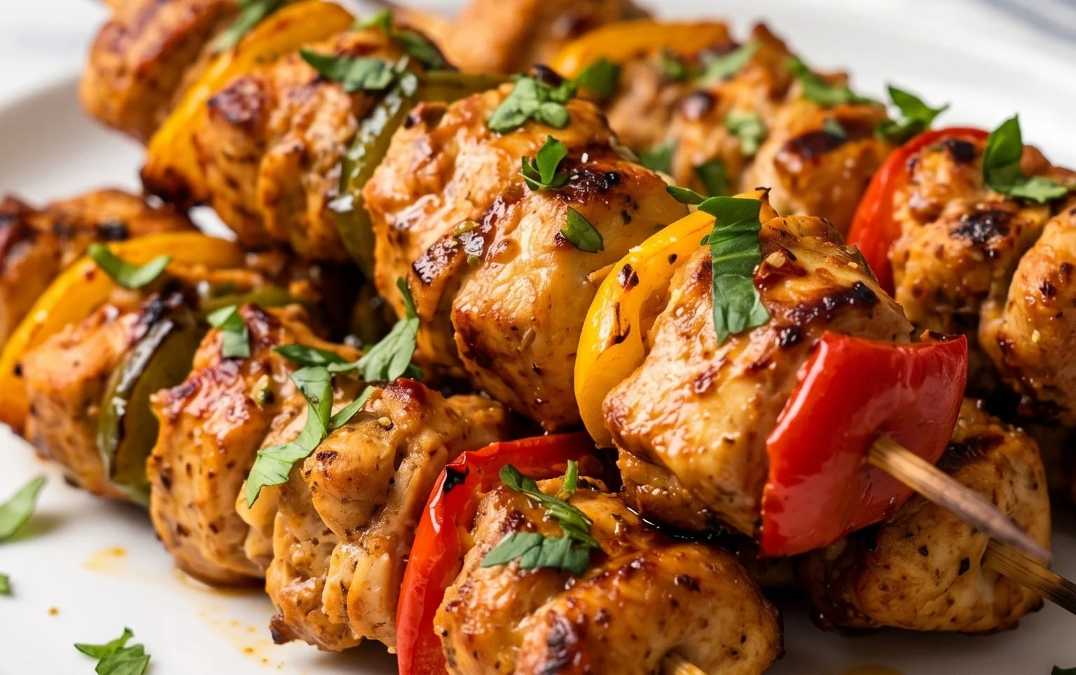 Air Fryer Chicken Skewers (VIDEO)