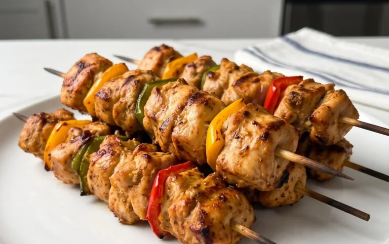 Air Fryer Chicken Skewers (VIDEO)