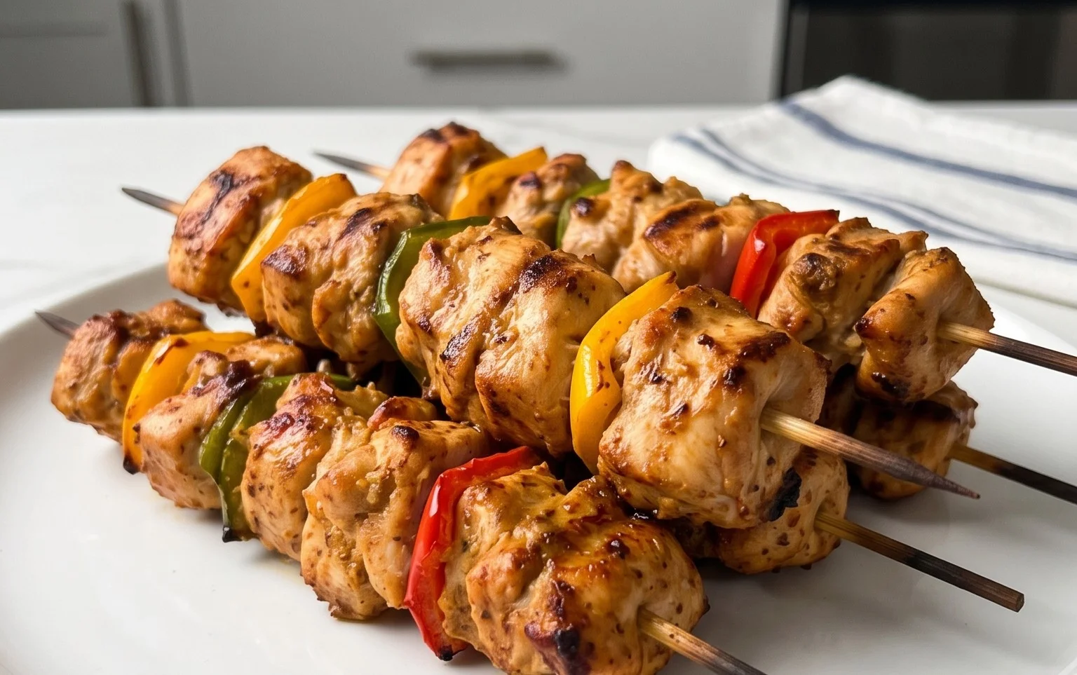 Air Fryer Chicken Skewers (VIDEO)