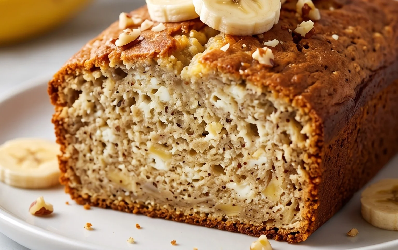 Cottage Cheese Banana Bread