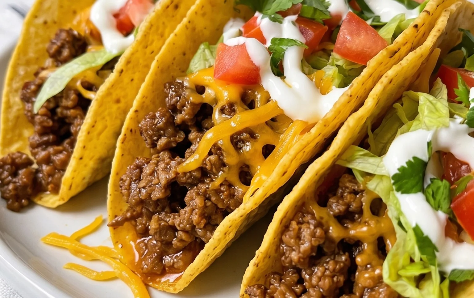 Crispy Ground Beef Tacos