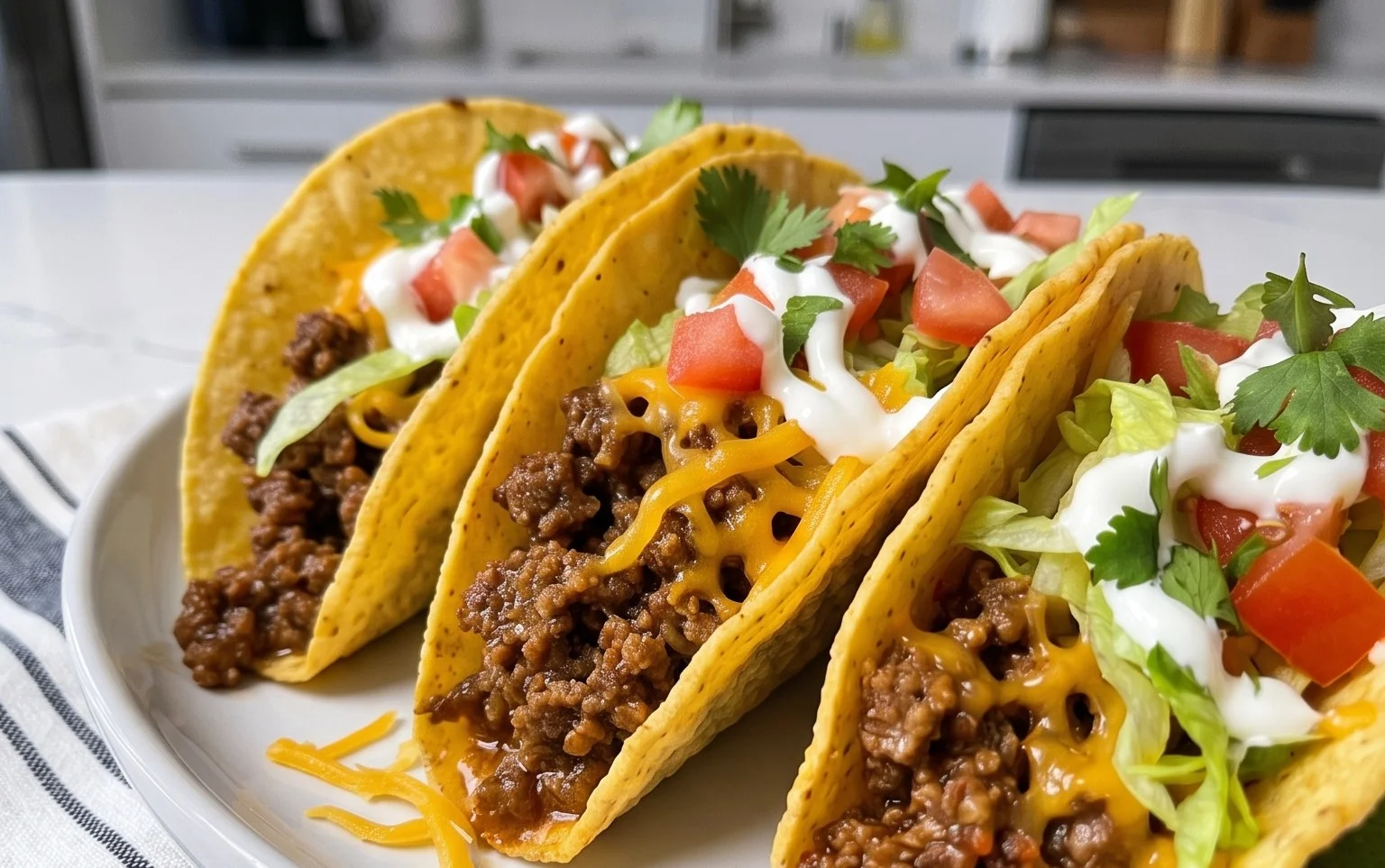 Crispy Ground Beef Tacos