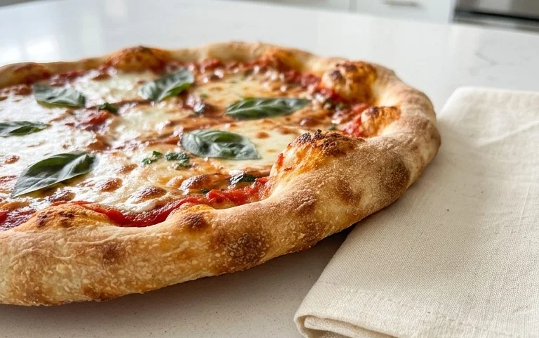 An excellent No Yeast Pizza Dough - quick easy homemade pizza!