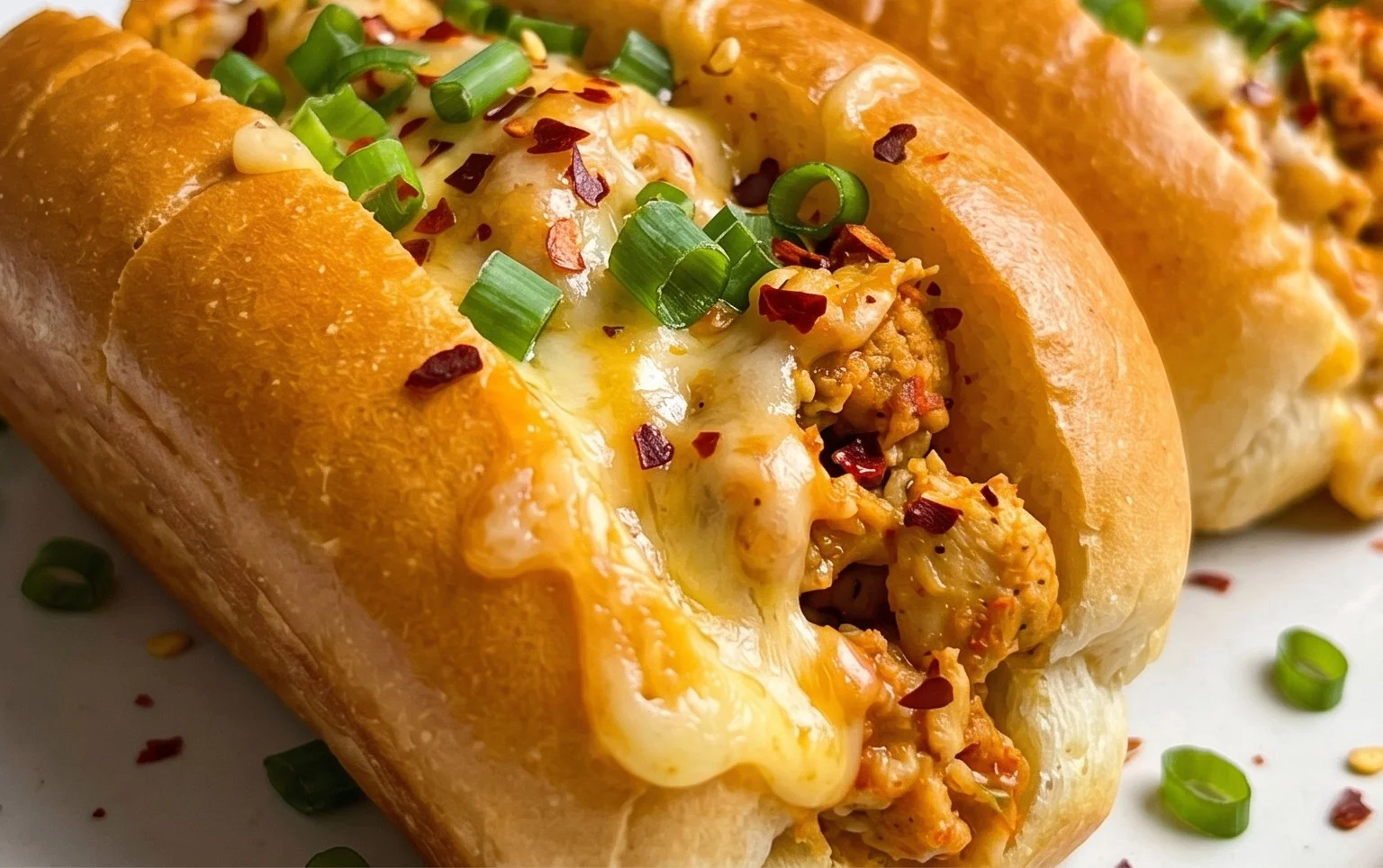 Cheesy Dynamite Chicken Buns