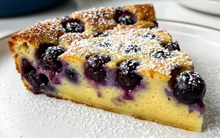 Lemon Blueberry Clafoutis