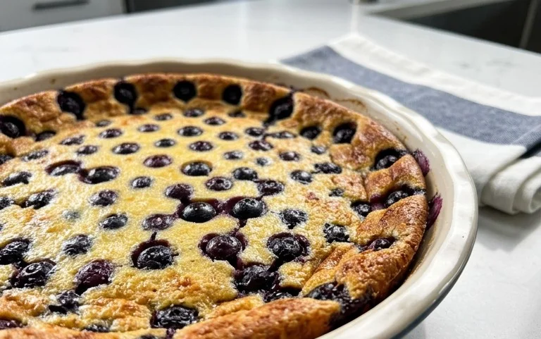 Lemon Blueberry Clafoutis