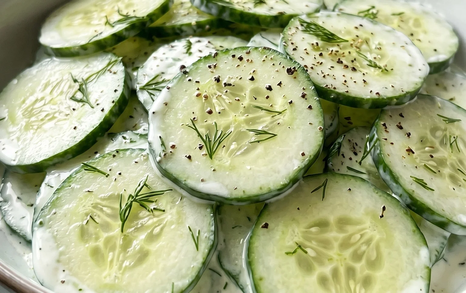 Polish Cucumber Salad