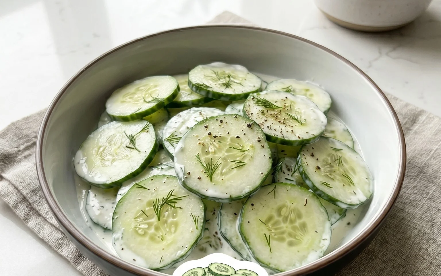 Polish Cucumber Salad