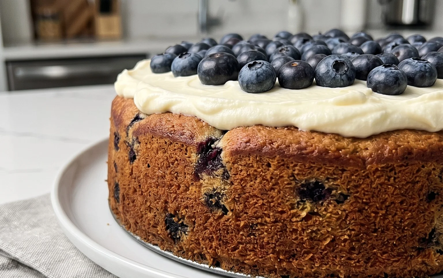 Nova Scotia Blueberry Cream Cake