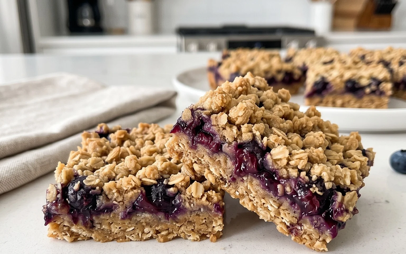 Blueberry Oatmeal Bars