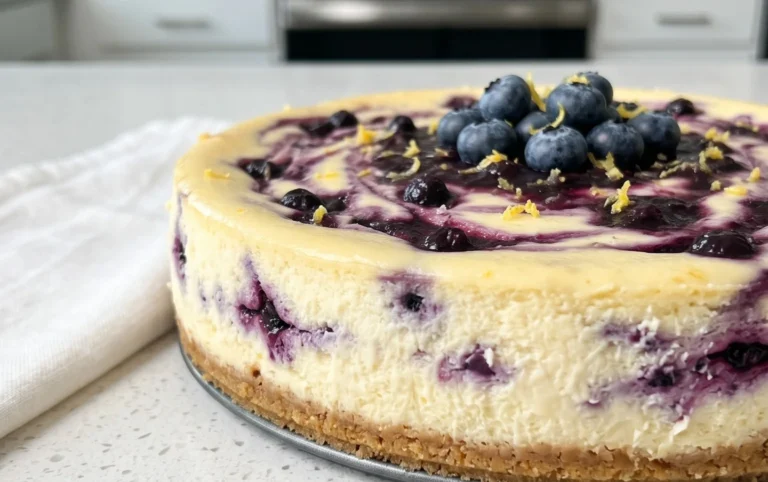 Lemon Blueberry Cheesecake