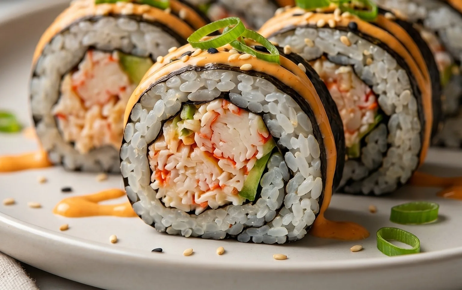 Kani Sushi (Spicy Crab Roll)