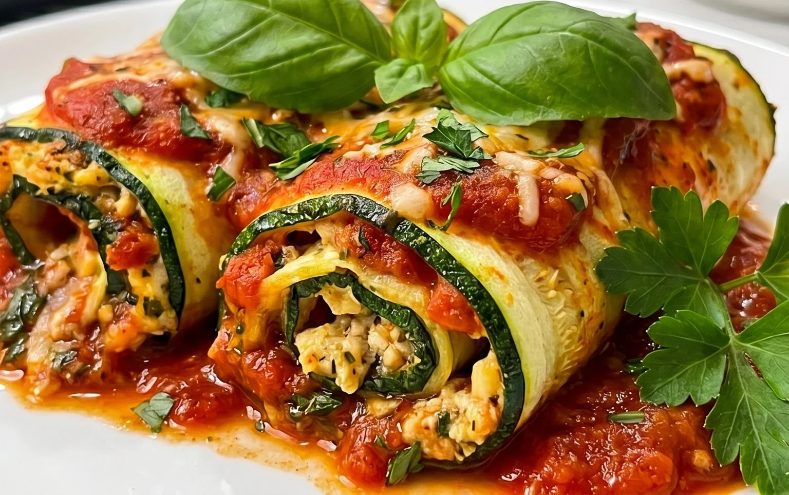 Vegan Zucchini Rollatini
