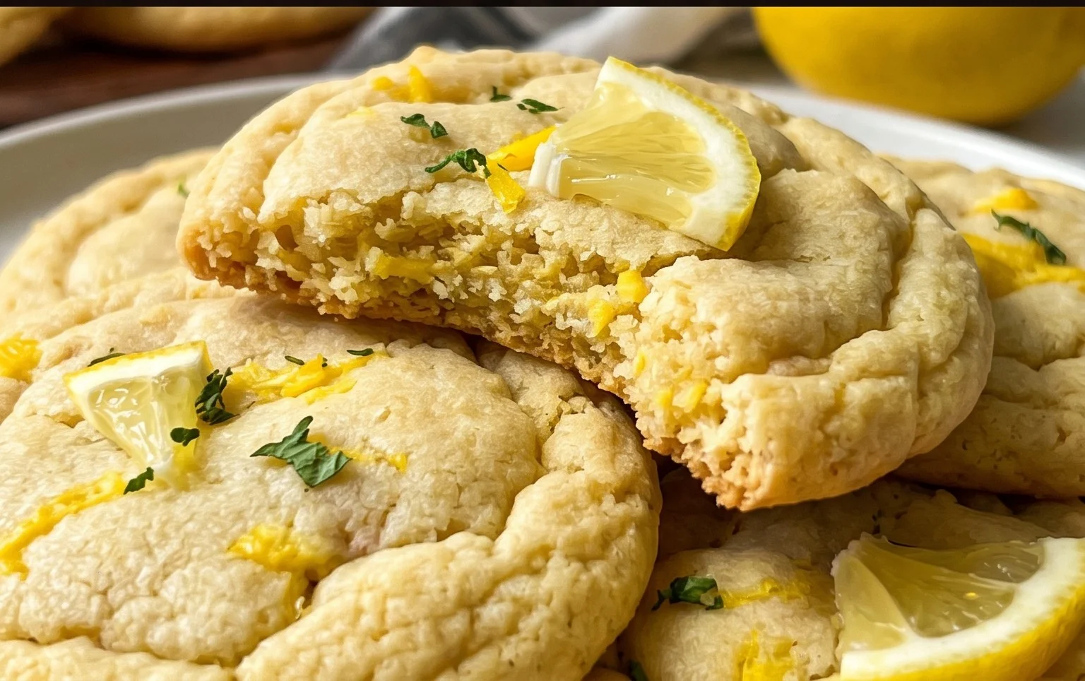 Soft & Chewy Lemon Cookies