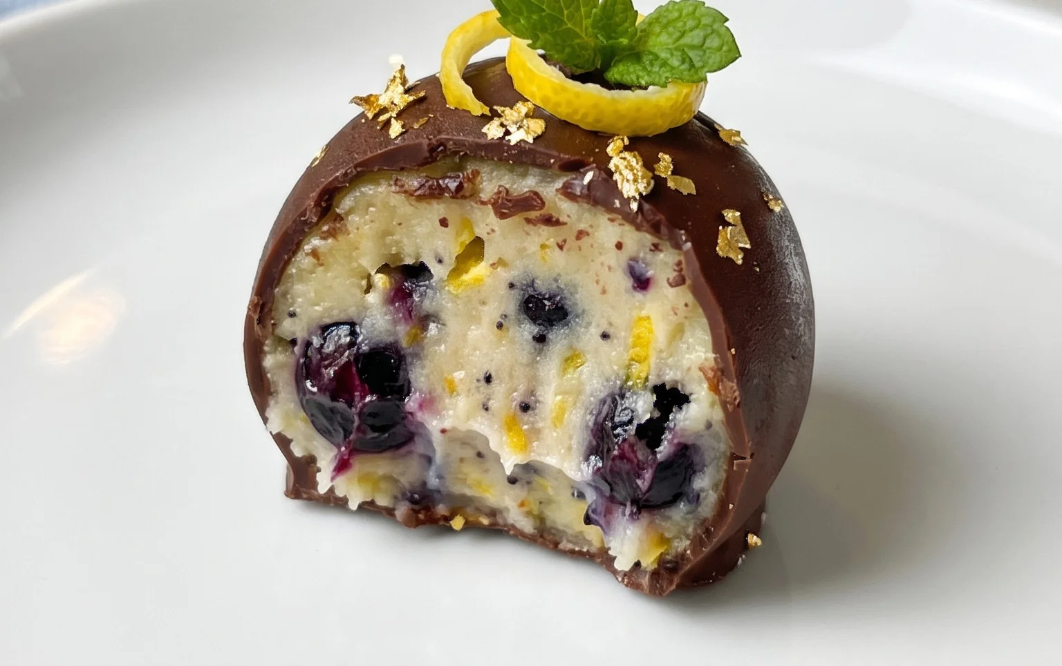 LEMON BLUEBERRY TRUFFLES 