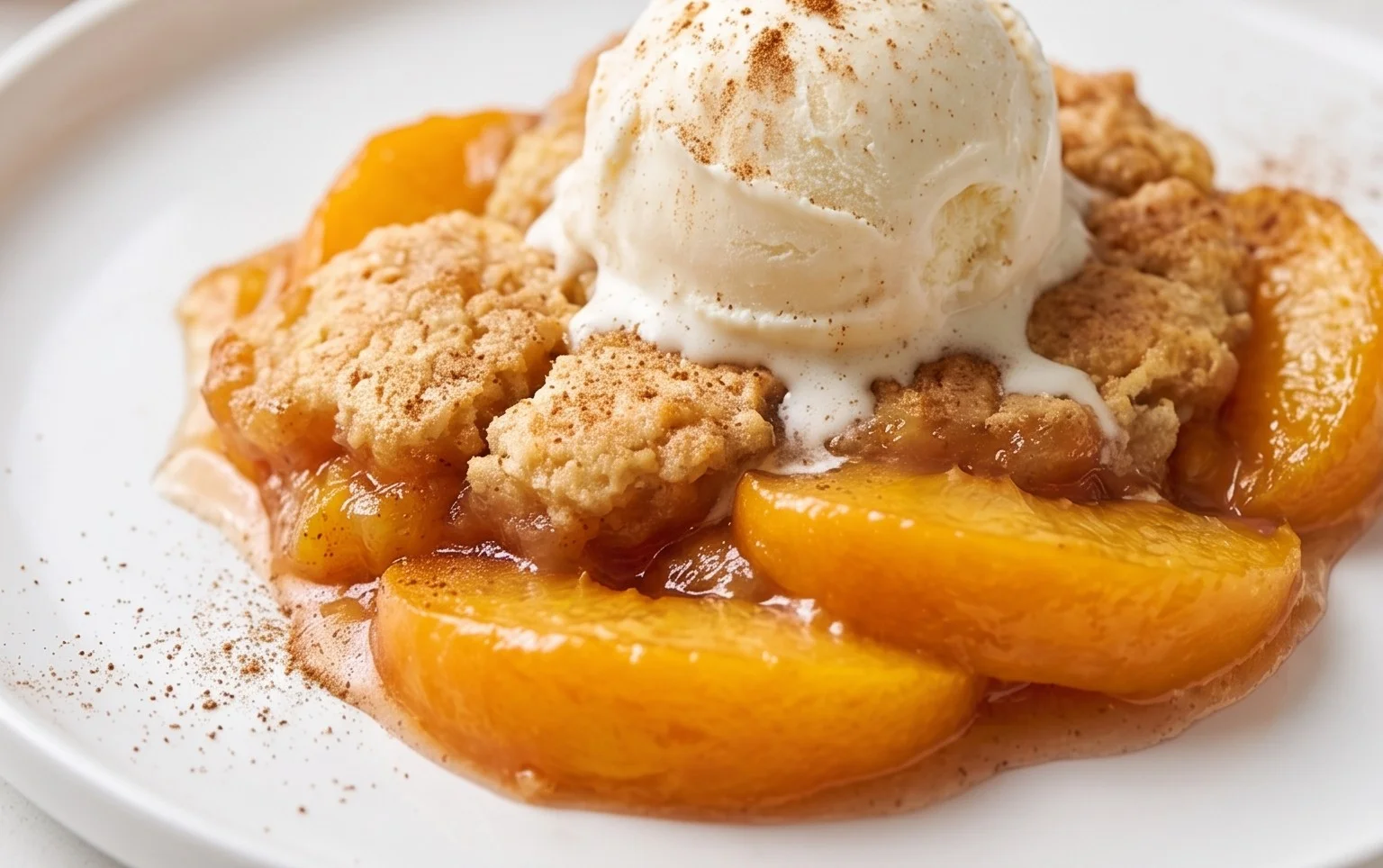 Fresh Peach Cobbler
