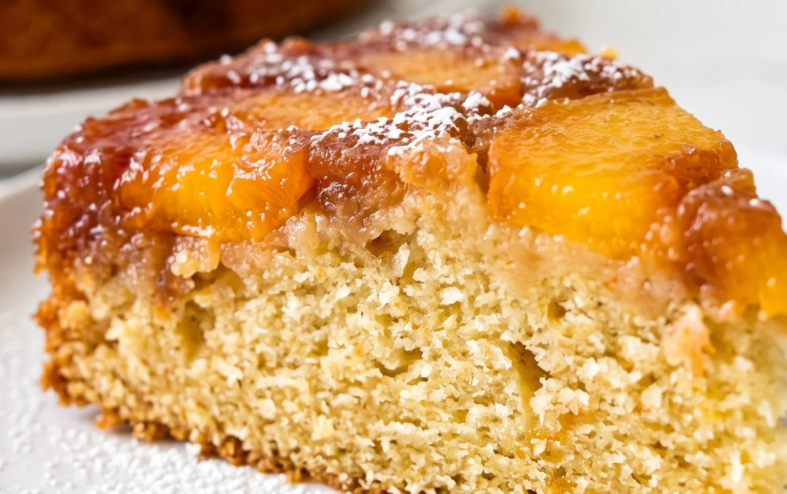 Peach Upside-Down Cake Recipe