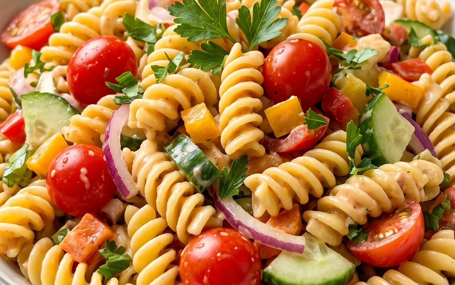 French Dressing Pasta Salad