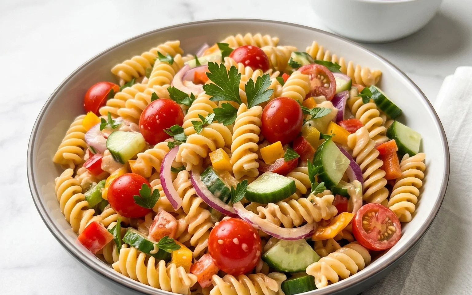French Dressing Pasta Salad