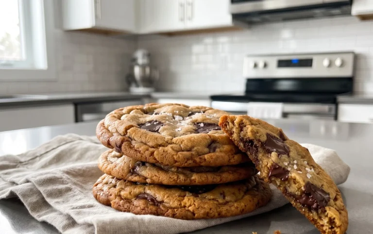 Crispy and Chewy Chocolate Chip Cookies