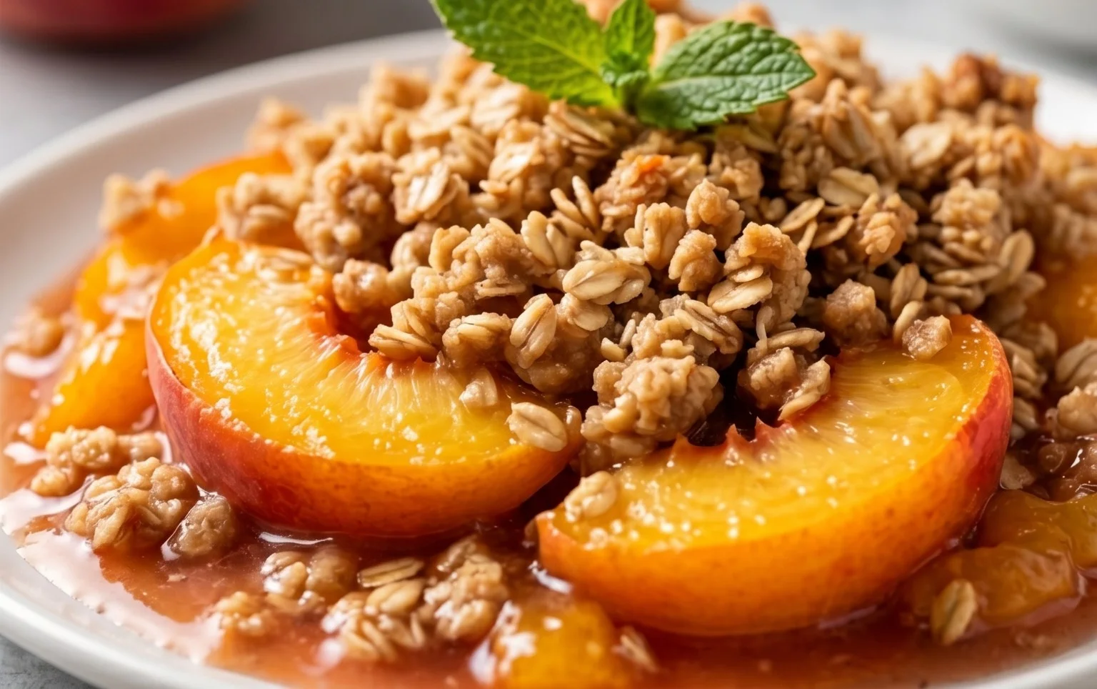 Peach Crisp