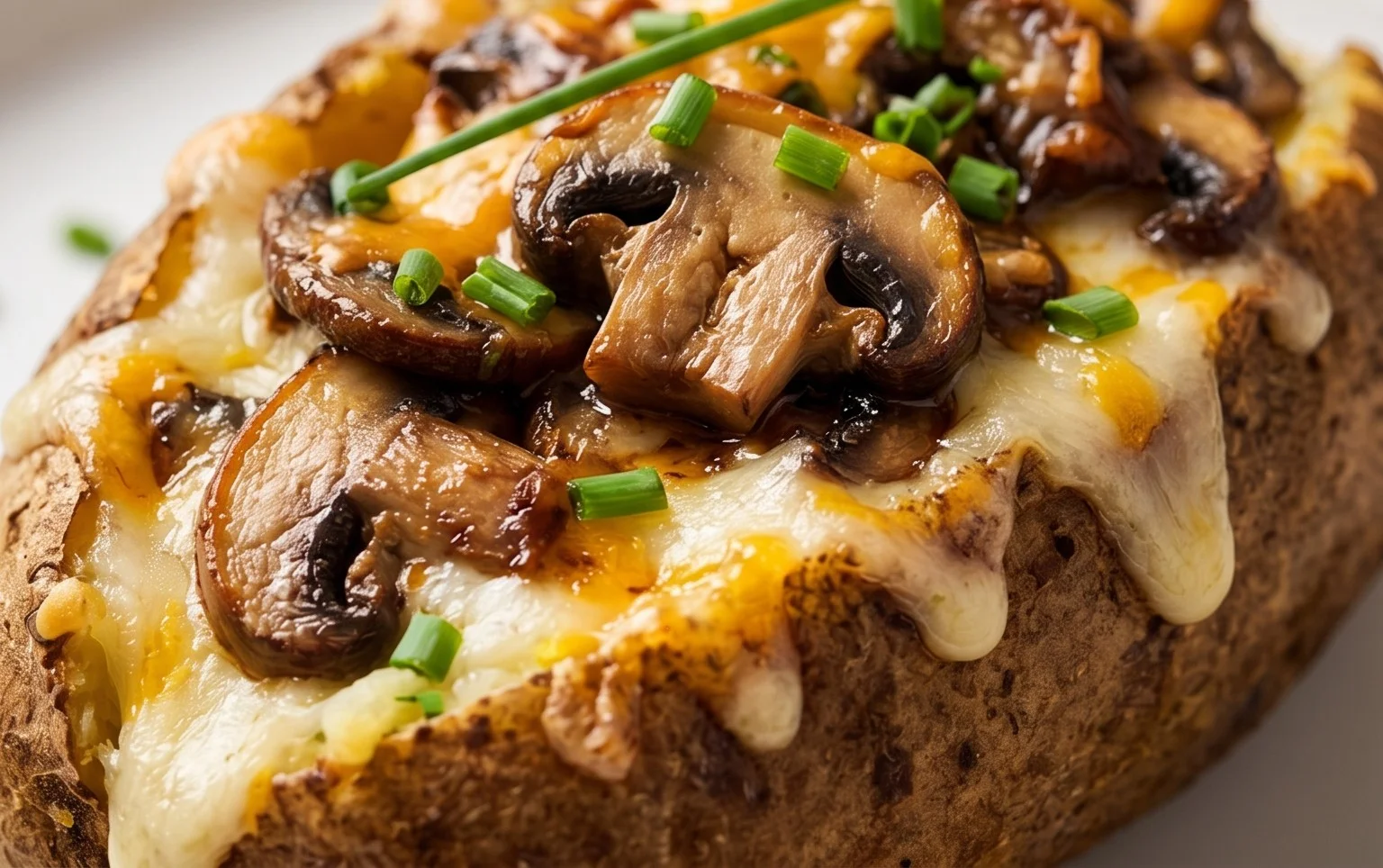 The Ultimate Stuffed Baked Potatoes with Mushrooms