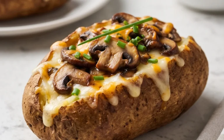 The Ultimate Stuffed Baked Potatoes with Mushrooms
