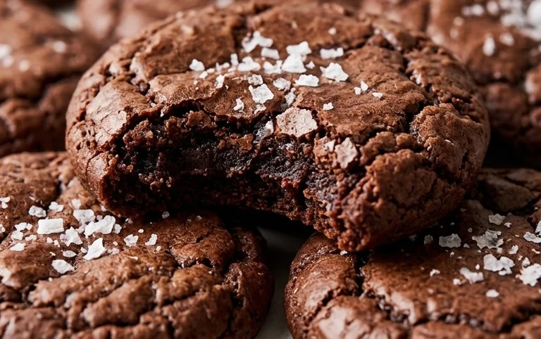 Salted Brownie Cookies
