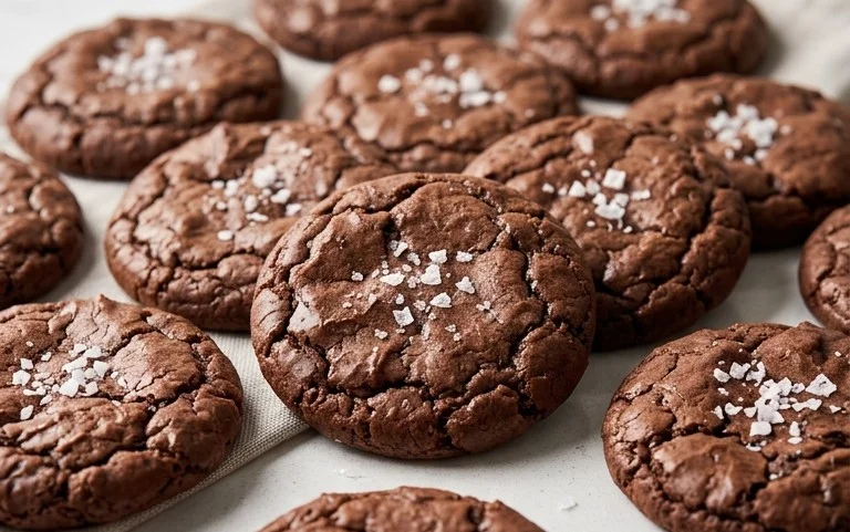 Salted Brownie Cookies